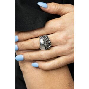 Prismatically Motley Silver Ring (91)